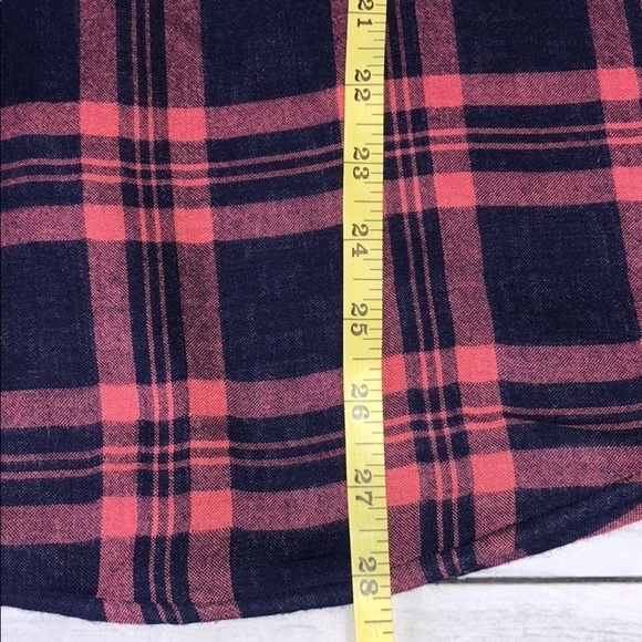 RAILS Long Sleeve Pink/Blue Plaid Button Sz S - Picture 7 of 12